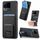 Per vivo iQOO Neo 7 SE Custodia per telefono in fibra di carbonio con supporto pieghevole (nero) Per vivo iQOO Neo 7 SE Custodia per telefono in fibra di carbonio con supporto pieghevole (nero)