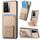 Custodia pieghevole per telefono con supporto pieghevole per carta in fibra di carbonio per vivo Y76 (cachi) Custodia pieghevole per telefono con supporto pieghevole per carta in fibra di carbonio per vivo Y76 (cachi)