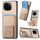 Per vivo iQOO 12 Custodia per telefono con supporto pieghevole per carta in fibra di carbonio (cachi) Per vivo iQOO 12 Custodia per telefono con supporto pieghevole per carta in fibra di carbonio (cachi)