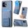 Per vivo Y100i Custodia per telefono con supporto pieghevole in fibra di carbonio (blu) Per vivo Y100i Custodia per telefono con supporto pieghevole in fibra di carbonio (blu)