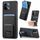 Per vivo Y100i Custodia per cellulare con supporto pieghevole per carta in fibra di carbonio (nera) Per vivo Y100i Custodia per cellulare con supporto pieghevole per carta in fibra di carbonio (nera)