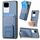 Per vivo S18 Pro Custodia per telefono con supporto pieghevole per carta in fibra di carbonio (blu) Per vivo S18 Pro Custodia per telefono con supporto pieghevole per carta in fibra di carbonio (blu)