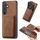 Custodia magnetica per telefono retrò in pelle per Samsung Galaxy S24 5G (marrone) Custodia magnetica per telefono retrò in pelle per Samsung Galaxy S24 5G (marrone)