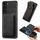 Custodia magnetica per cellulare retrò in pelle per Samsung Galaxy S22+ 5G (nera) Custodia magnetica per cellulare retrò in pelle per Samsung Galaxy S22+ 5G (nera)