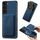 Per Samsung Galaxy S22 5G Borsa per carte in pelle retrò Custodia magnetica per telefono (blu) Per Samsung Galaxy S22 5G Borsa per carte in pelle retrò Custodia magnetica per telefono (blu)