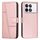 Custodia per telefono in pelle con fibbia in pelle di vitello con cuciture per Xiaomi Redmi K70 / K70 Pro (oro rosa) Custodia per telefono in pelle con fibbia in pelle di vitello con cuciture per Xiaomi Redmi K70 / K70 Pro (oro rosa)
