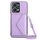 Custodia per telefono RFID con texture rombica per Honor X7a / Play 7T con cordino lungo (viola chiaro) Custodia per telefono RFID con texture rombica per Honor X7a / Play 7T con cordino lungo (viola chiaro)