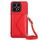 Custodia per telefono RFID con texture rombica per Honor X8a con cordino lungo (rosso) Custodia per telefono RFID con texture rombica per Honor X8a con cordino lungo (rosso)