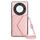 Custodia per telefono RFID con texture rombica per Honor X9a / Magic5 Lite con cordino lungo (oro rosa) Custodia per telefono RFID con texture rombica per Honor X9a / Magic5 Lite con cordino lungo (oro rosa)