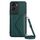 Custodia per telefono RFID con texture rombica per Honor X50i con cordino lungo (verde) Custodia per telefono RFID con texture rombica per Honor X50i con cordino lungo (verde)