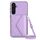 Custodia per telefono RFID con texture rombica per Samsung Galaxy S24 5G con cordino lungo (viola chiaro) Custodia per telefono RFID con texture rombica per Samsung Galaxy S24 5G con cordino lungo (viola chiaro)