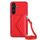 Custodia per telefono RFID con texture rombica per Samsung Galaxy S24 5G con cordino lungo (rosso) Custodia per telefono RFID con texture rombica per Samsung Galaxy S24 5G con cordino lungo (rosso)