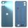 Per Motorola Moto E22s Cover posteriore batteria originale (blu)