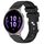 Per cinturino in silicone liscio tinta unita Garmin Active 5 da 20 mm (nero)