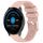 Per cinturino per orologio in silicone liscio tinta unita Garmin Vivoactive3 Music da 20 mm (rosa) Per cinturino per orologio in silicone liscio tinta unita Garmin Vivoactive3 Music da 20 mm (rosa)