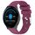 Per cinturino per orologio in silicone tinta unita liscio Garmin Vivoactive3 Music da 20 mm (Borgogna) Per cinturino per orologio in silicone tinta unita liscio Garmin Vivoactive3 Music da 20 mm (Borgogna)