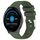 Per Garmin Vivoactive3 Music cinturino in silicone liscio tinta unita da 20 mm (verde militare) Per Garmin Vivoactive3 Music cinturino in silicone liscio tinta unita da 20 mm (verde militare)