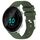 Per Garmin Forerunner 55 cinturino in silicone liscio tinta unita da 20 mm (verde militare) Per Garmin Forerunner 55 cinturino in silicone liscio tinta unita da 20 mm (verde militare)