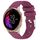 Per cinturino in silicone liscio tinta unita Garmin Venu da 20 mm (Borgogna) Per cinturino in silicone liscio tinta unita Garmin Venu da 20 mm (Borgogna)
