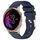 Per cinturino in silicone liscio tinta unita Garmin Venu da 20 mm (blu notte) Per cinturino in silicone liscio tinta unita Garmin Venu da 20 mm (blu notte)