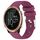 Per cinturino per orologio in silicone tinta unita liscio Garmin Forerunner 645 da 20 mm (Borgogna) Per cinturino per orologio in silicone tinta unita liscio Garmin Forerunner 645 da 20 mm (Borgogna)