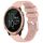 Per Garmin Forerunner 645 Music cinturino in silicone liscio tinta unita da 20 mm (rosa)