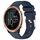 Per cinturino per orologio in silicone liscio tinta unita Garmin Forerunner 645 Music da 20 mm (blu notte) Per cinturino per orologio in silicone liscio tinta unita Garmin Forerunner 645 Music da 20 mm (blu notte)