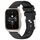 Per Garmin Forerunner Sq2 Music cinturino in silicone liscio tinta unita da 20 mm (nero)
