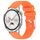 Per Huawei Watch GT4 41mm 20mm cinturino in silicone liscio tinta unita (arancione) Per Huawei Watch GT4 41mm 20mm cinturino in silicone liscio tinta unita (arancione)
