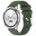 Per Huawei Watch GT4 41mm 20mm cinturino in silicone liscio tinta unita (verde militare) Per Huawei Watch GT4 41mm 20mm cinturino in silicone liscio tinta unita (verde militare)