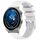 Per Huawei Watch GT3 Pro 43 mm 20 mm cinturino in silicone liscio tinta unita (bianco)