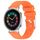 Per Huawei Watch GT2 42mm 20mm cinturino in silicone liscio tinta unita (arancione) Per Huawei Watch GT2 42mm 20mm cinturino in silicone liscio tinta unita (arancione)