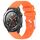 Per Huawei Watch 2 cinturino in silicone liscio tinta unita da 20 mm (arancione) Per Huawei Watch 2 cinturino in silicone liscio tinta unita da 20 mm (arancione)