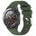 Per Huawei Watch 2 cinturino in silicone liscio tinta unita da 20 mm (verde militare)