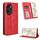 Custodia per telefono in pelle con texture retrò con fibbia magnetica per Honor 100 Pro 5G (rossa) Custodia per telefono in pelle con texture retrò con fibbia magnetica per Honor 100 Pro 5G (rossa)