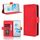Custodia per telefono in pelle con texture di vitello per Honor 100 5G (rosso) Custodia per telefono in pelle con texture di vitello per Honor 100 5G (rosso)