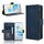 Per Honor 100 5G Custodia per telefono in pelle con texture di vitello con slot per schede (blu) Per Honor 100 5G Custodia per telefono in pelle con texture di vitello con slot per schede (blu)