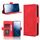 Per Xiaomi 14 Custodia per telefono in pelle con texture di vitello con slot per schede (rosso) Per Xiaomi 14 Custodia per telefono in pelle con texture di vitello con slot per schede (rosso)