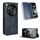 Custodia per telefono in pelle con texture retrò con fibbia magnetica aperta per OPPO Find N3 / OnePlus (blu) Custodia per telefono in pelle con texture retrò con fibbia magnetica aperta per OPPO Find N3 / OnePlus (blu)