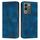 Per vivo Y200 Dream Triangle Custodia in pelle per telefono con cordino (blu) Per vivo Y200 Dream Triangle Custodia in pelle per telefono con cordino (blu)