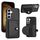 Custodia per telefono in pelle antiurto per Samsung Galaxy S24 5G con portacarte (nero) Custodia per telefono in pelle antiurto per Samsung Galaxy S24 5G con portacarte (nero)