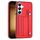 Custodia per telefono in pelle antiurto per Samsung Galaxy S24+ 5G con cinturino da polso (rosso) Custodia per telefono in pelle antiurto per Samsung Galaxy S24+ 5G con cinturino da polso (rosso)