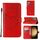 Custodia per telefono in pelle con farfalla goffrata per Samsung Galaxy S24 5G (rossa)