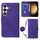 Per Samsung Galaxy S24 5G Custodia a tracolla in pelle con vibrazione 3D in rilievo (viola) Per Samsung Galaxy S24 5G Custodia a tracolla in pelle con vibrazione 3D in rilievo (viola)