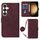 Per Samsung Galaxy S24 5G Custodia a tracolla in pelle con vibrazione 3D in rilievo (vino rosso) Per Samsung Galaxy S24 5G Custodia a tracolla in pelle con vibrazione 3D in rilievo (vino rosso)