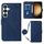 Per Samsung Galaxy S24+ 5G Custodia a tracolla in pelle con vibrazione 3D in rilievo (blu) Per Samsung Galaxy S24+ 5G Custodia a tracolla in pelle con vibrazione 3D in rilievo (blu)