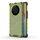 Custodia per telefono a nido d'ape antiurto per Honor X50 (verde)