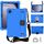 Per Samsung Galaxy Tab A9+ 11 X216B Custodia per tablet PC ibrida EVA a nido d'ape con cinturino (blu + nero) Per Samsung Galaxy Tab A9+ 11 X216B Custodia per tablet PC ibrida EVA a nido d'ape con cinturino (blu + nero)