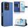 Custodia per telefono in pelle con texture diamante per Honor 100 5G (blu) Custodia per telefono in pelle con texture diamante per Honor 100 5G (blu)