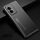 Custodia per telefono in metallo satinato per Honor 100 (nera)